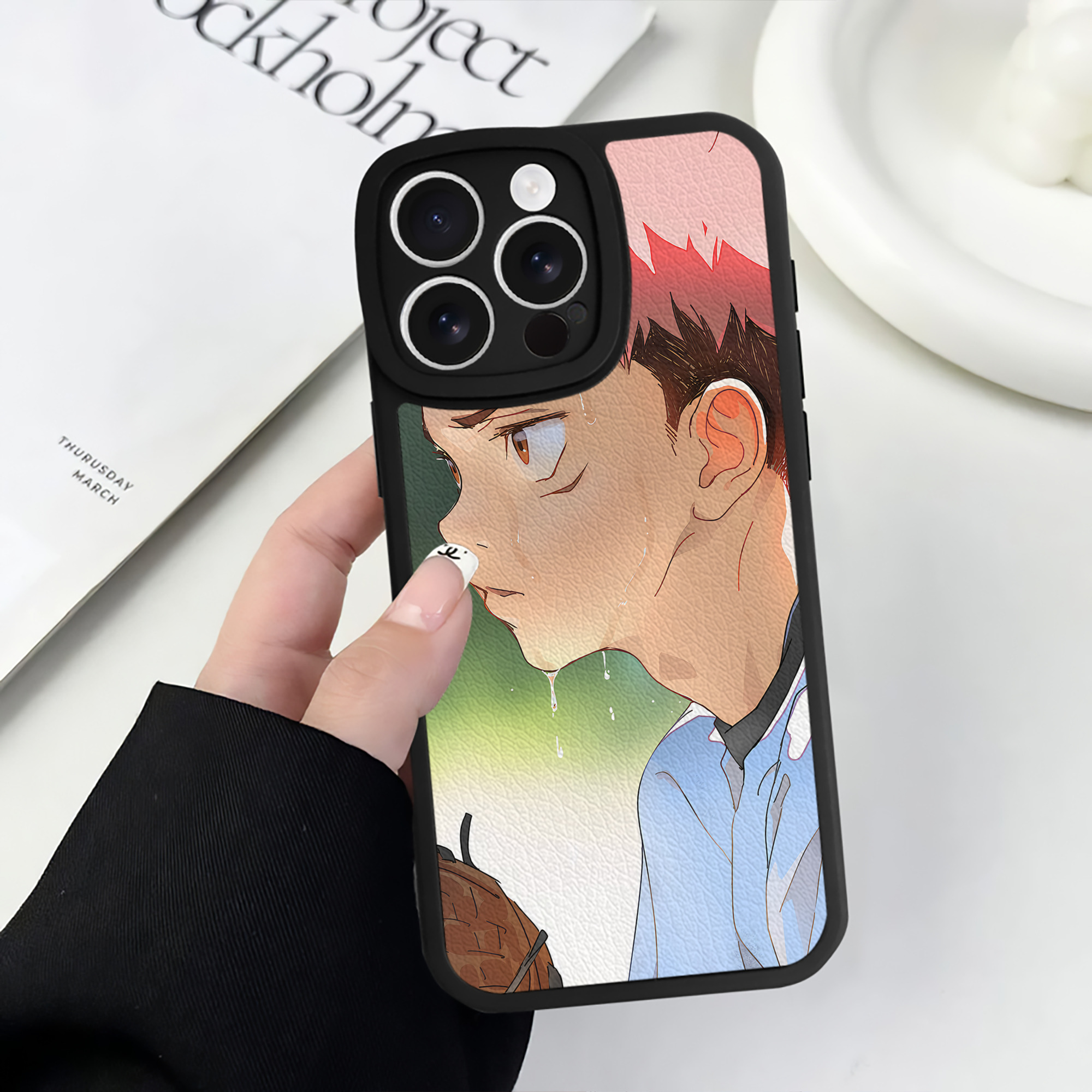 （画像用） 呪術廻戦 Jujutsu Kaisen 【iPhone 16シリーズ対応】シリコンスマホケース（レザー調） 材質：シリコン